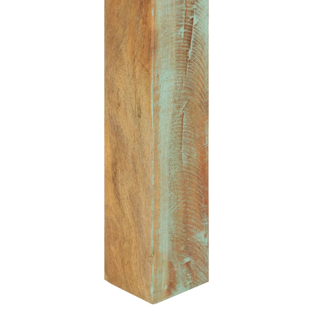 Konsolentisch 110x35x76 cm Raues Mangoholz