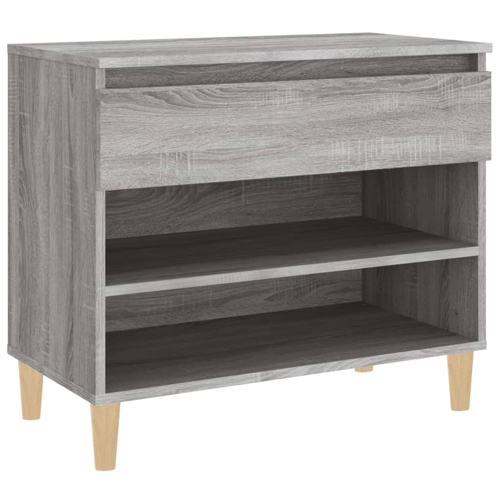 Schuhregal Weiß 70x36x60 cm Holzwerkstoff