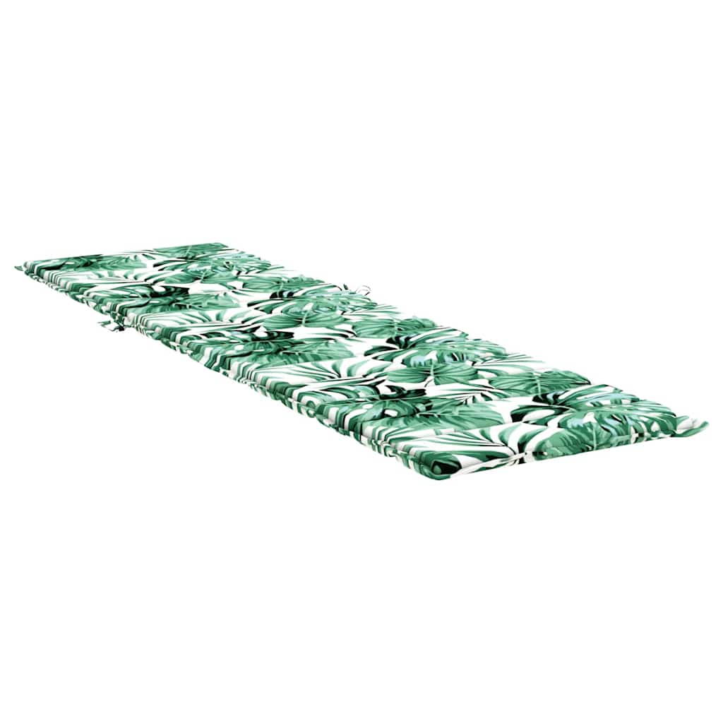 Liege-Kissen Blatt Blattmuster 200 x 70 x 3 cm Oxford-Stoff