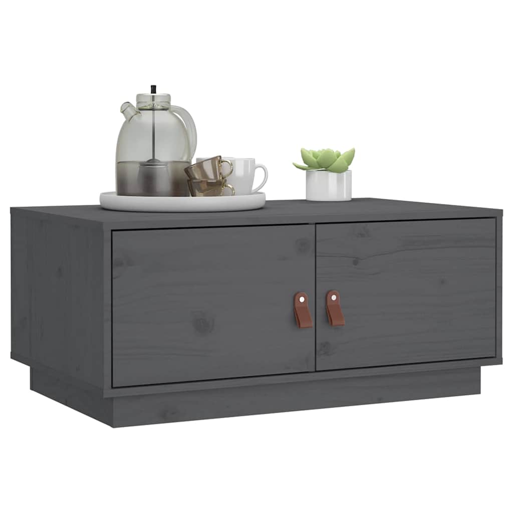Couchtisch 80x50x35 cm Massivholz Kiefer