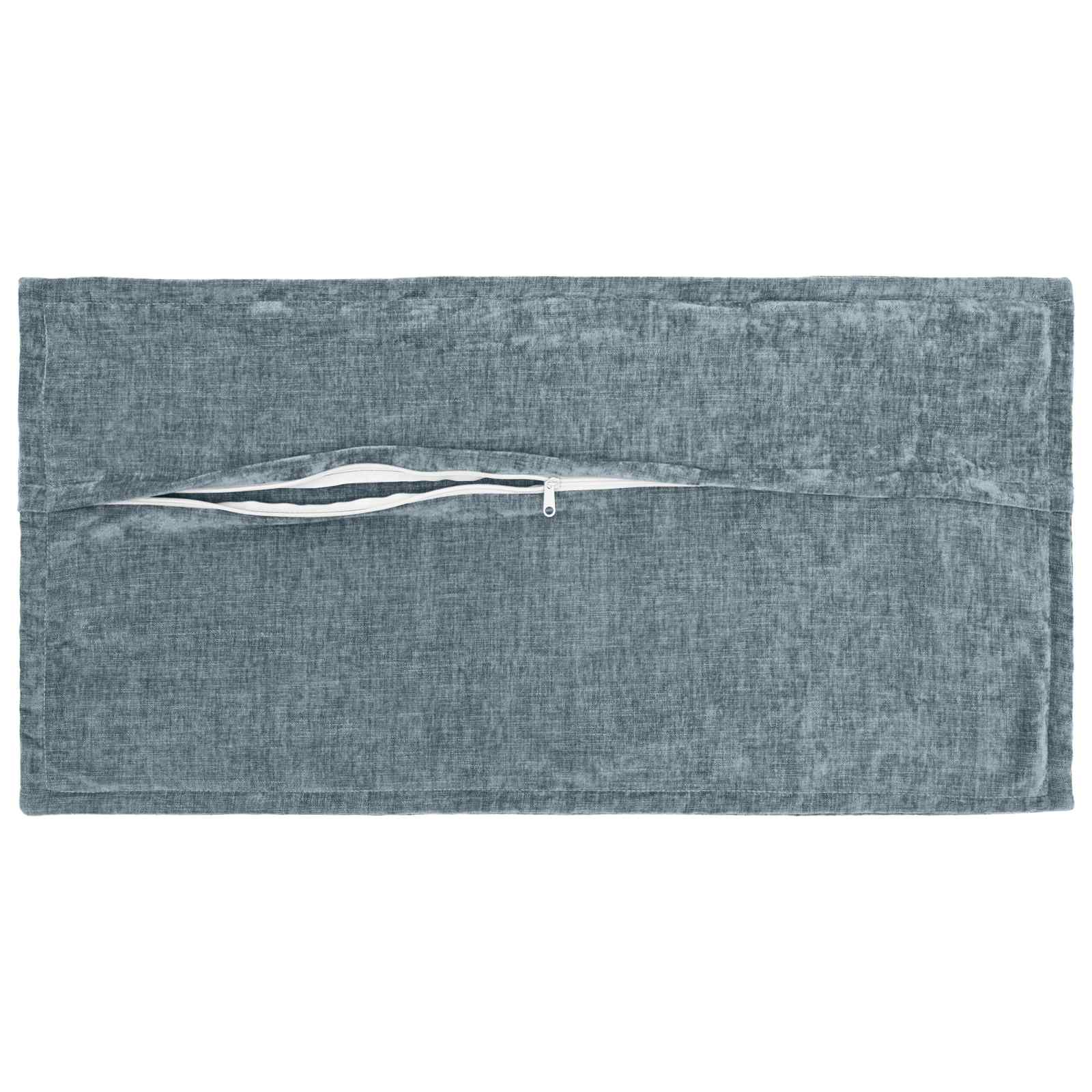 Kissenbezug 2 Stk. HOUTEN Dunkelgrau 30 x 30 cm Chenille-Stoff