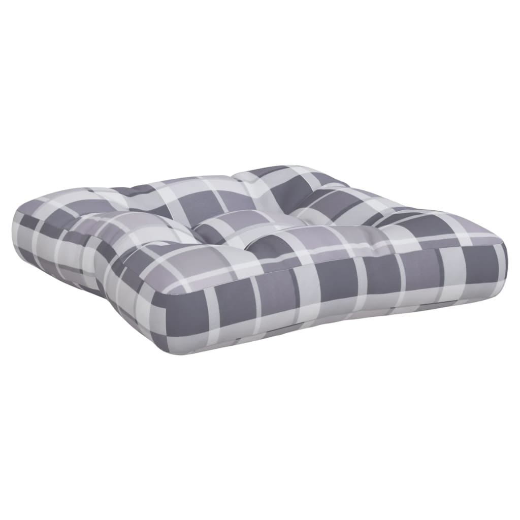 Palettenkissen 3-tlg. Taupe Stoff