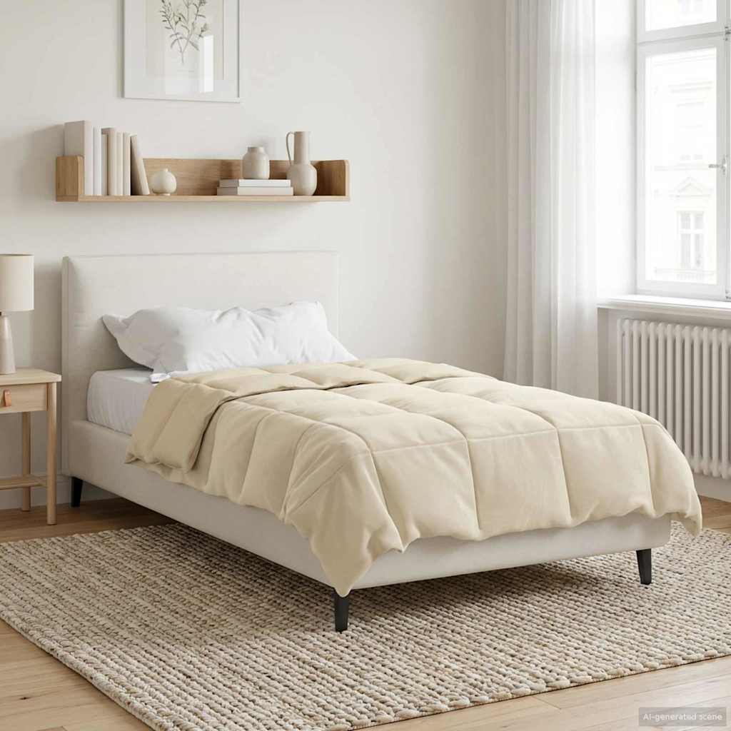 Winterbettdecke Gepolstert Anthrazit 240 x 260 cm Mikrofaser