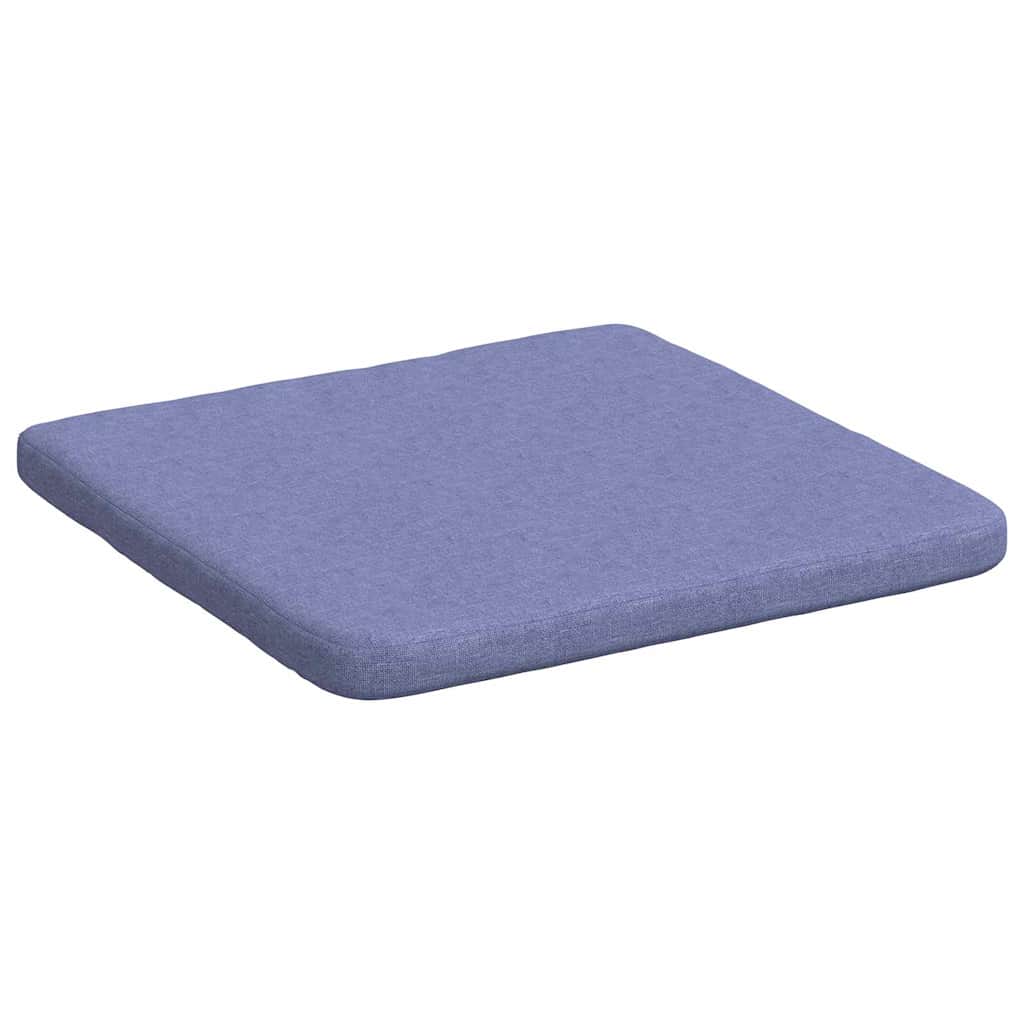 Sitzkissen 4 pcs Hellgrau 40 x 40 x 3 cm Stoff