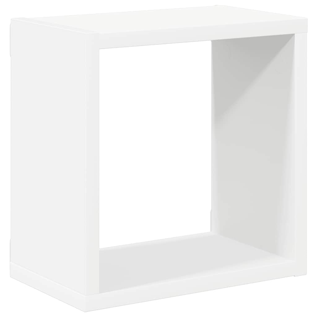 Würfelregale 2 Stk. Weiß 30x15x30 cm