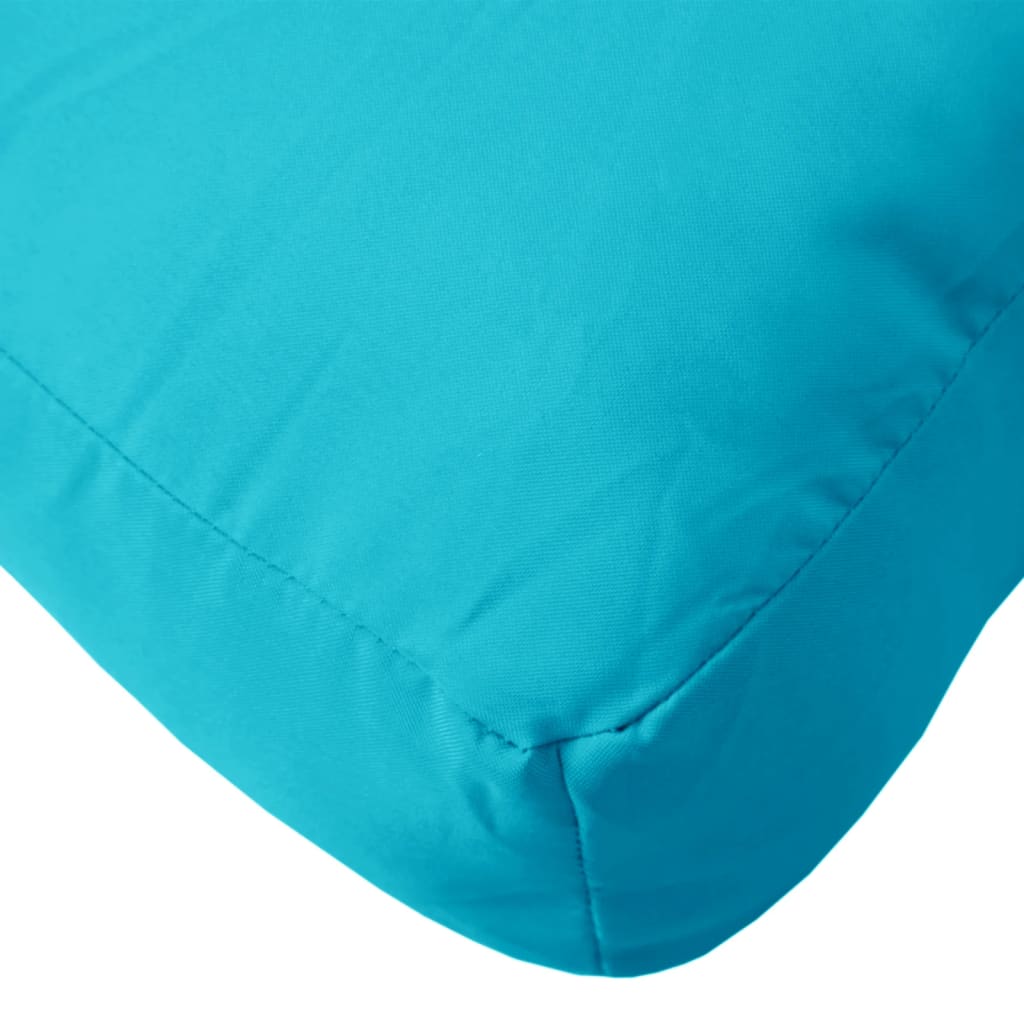 Palettenkissen Blau Weiß Gestreift 58x58x10 cm Oxford-Gewebe