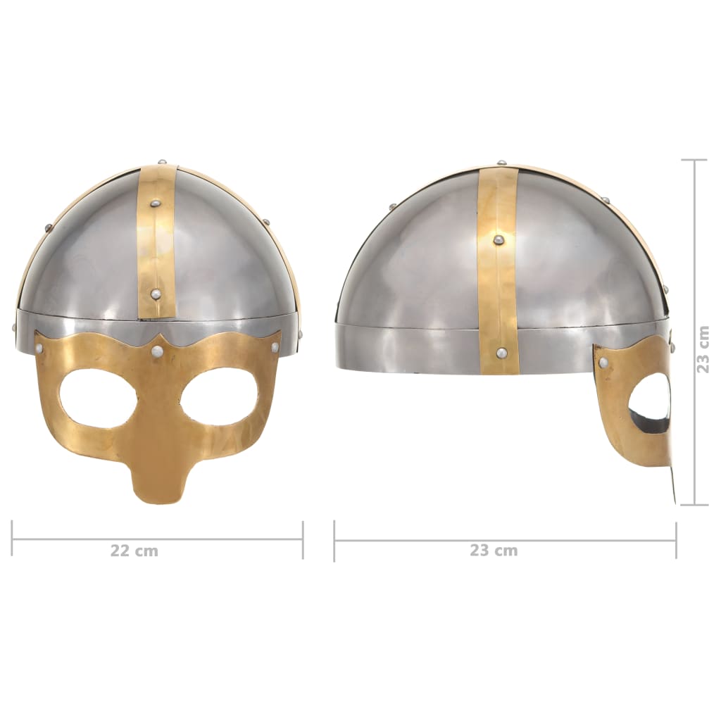 Preußische Pickelhaube Antik Replik für LARP Schwarz Stahl