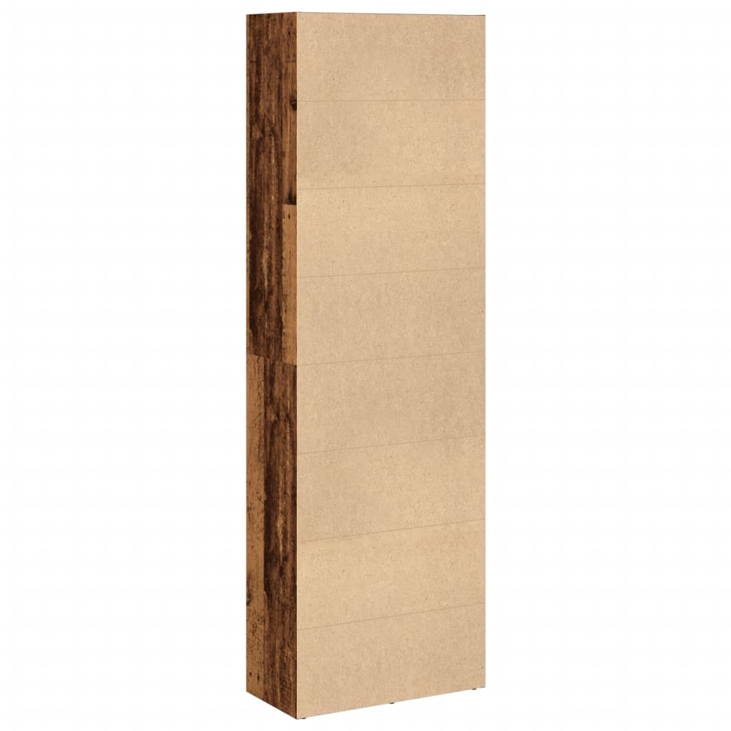 Bücherregal Weiß 80x30x189 cm Holzwerkstoff