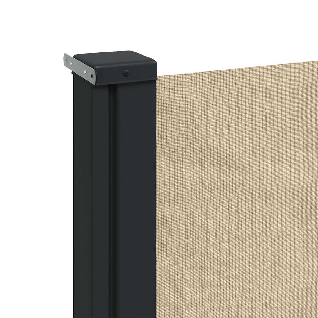 Seitenmarkise Ausziehbar Schwarz 100x300 cm