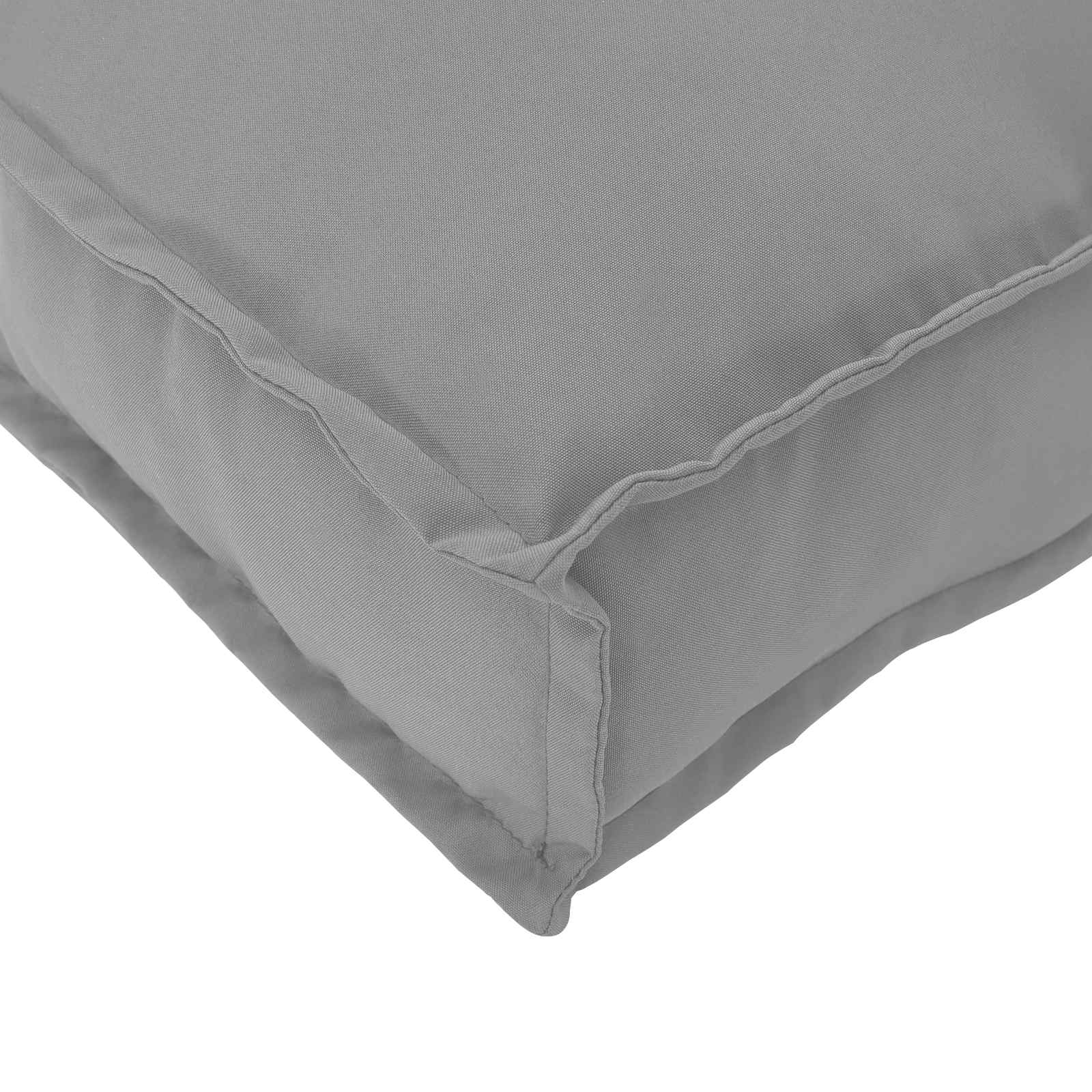 Kissen Anthrazit 50 x 40 x 12 cm Oxford-Stoff