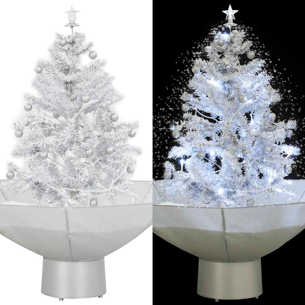 Schneiender Weihnachtsbaum mit Schirmfuß Grün 75 cm