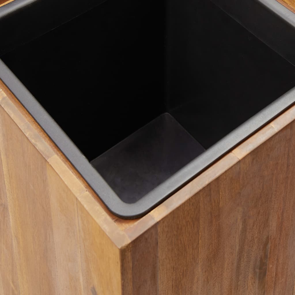 Garten-Hochbeet 24,5x24,5x25 cm Massivholz Akazie