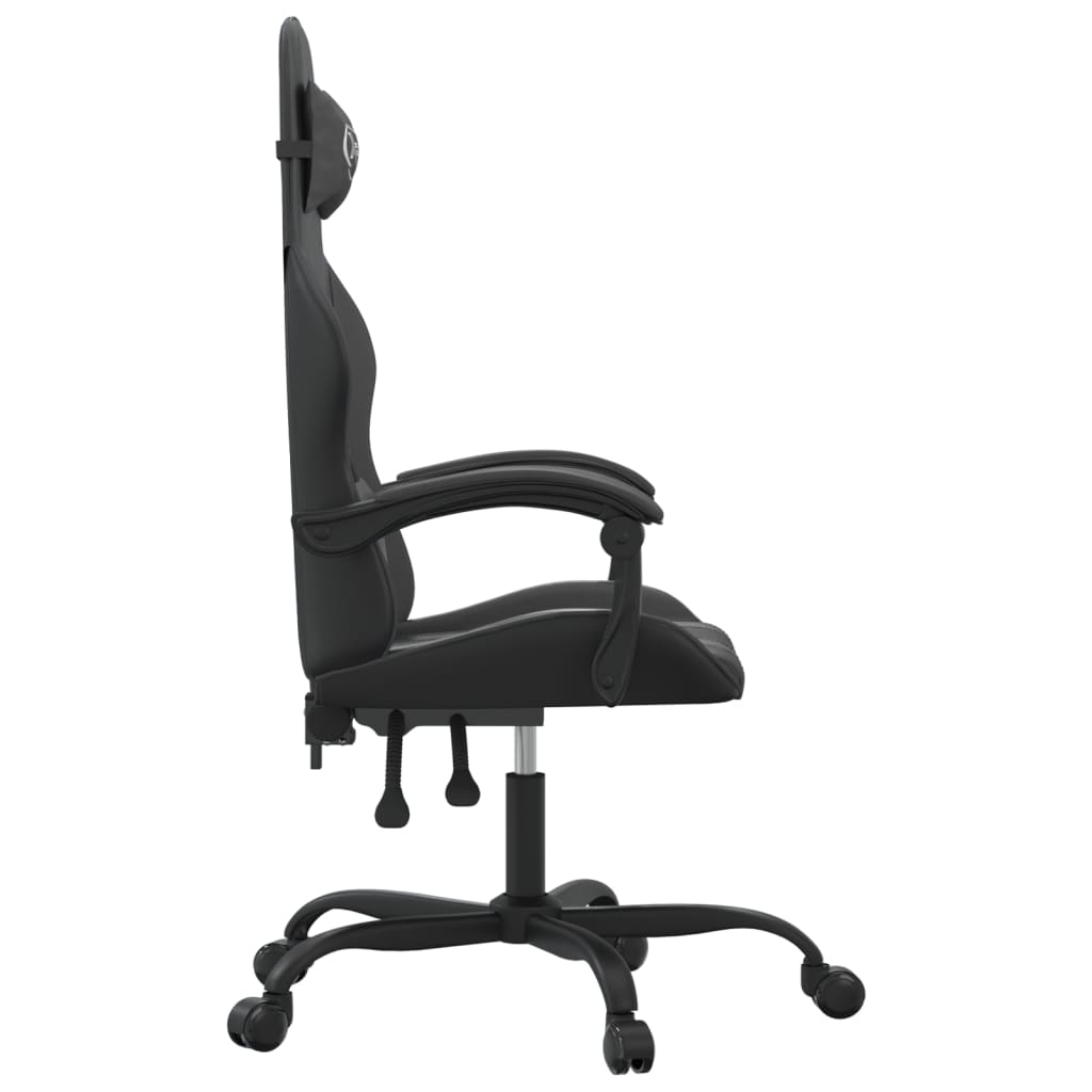 Gaming-Stuhl Drehbar Schwarz und Rot Kunstleder