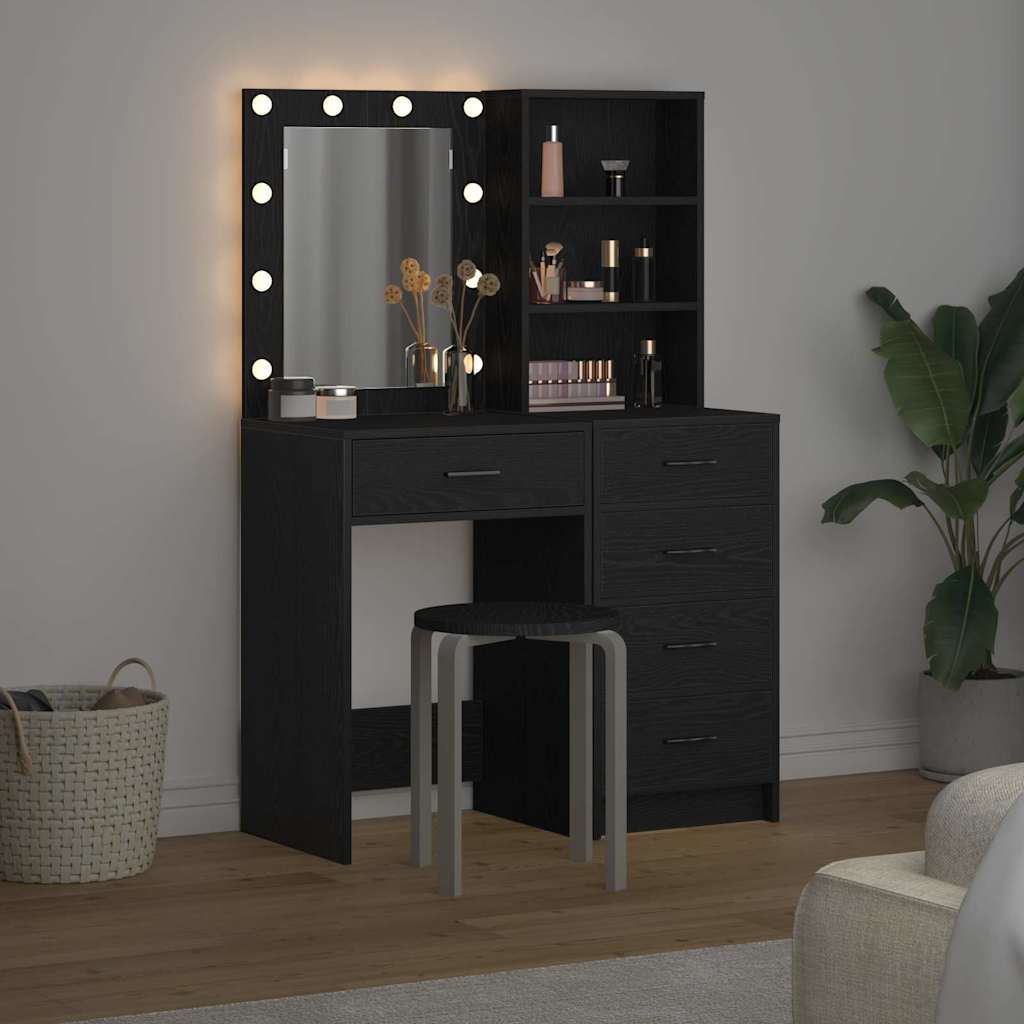 Schminktisch 2 pcs Weiß 50 x 41 x 135 cm Holzwerkstoff
