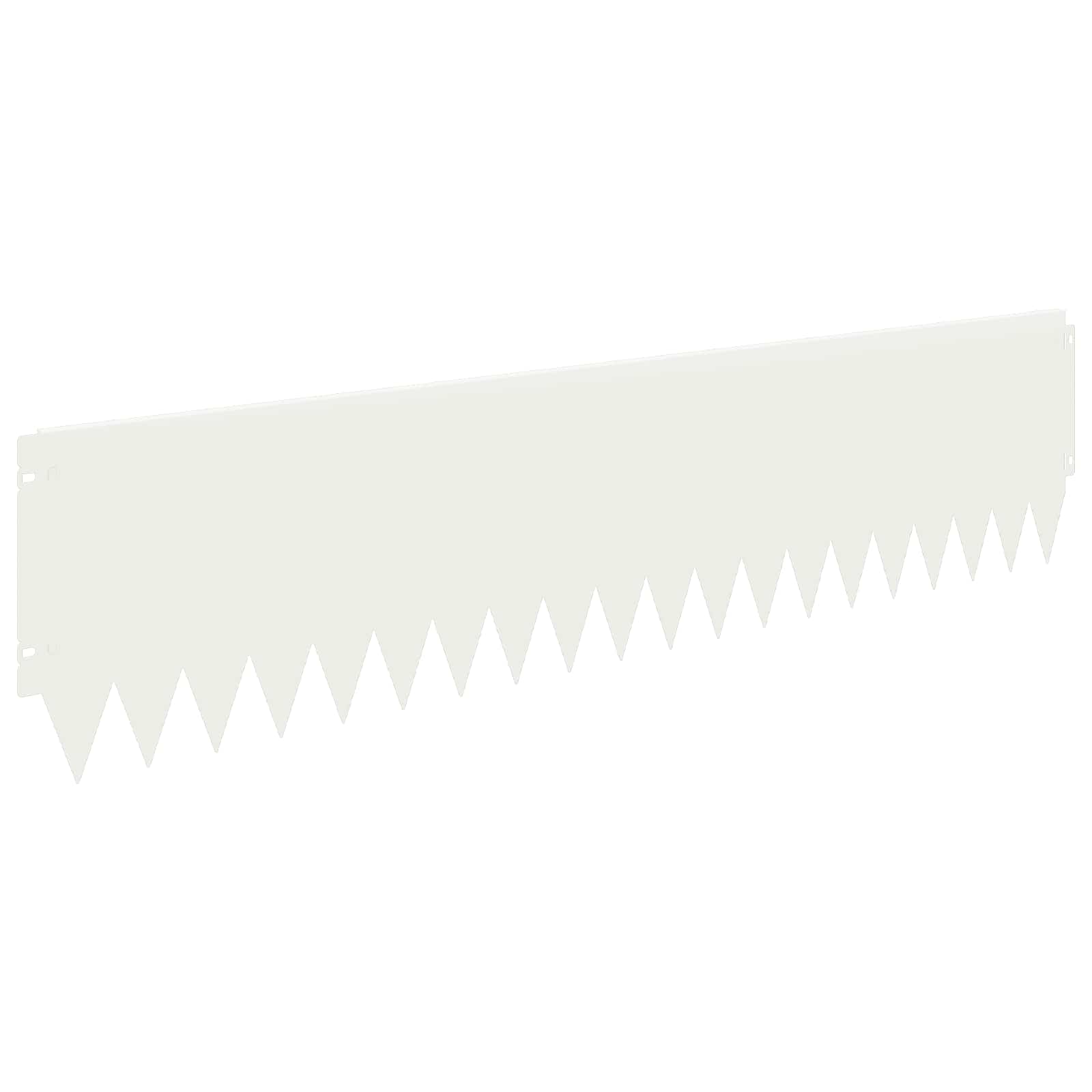 Raseneinfassung 10 pcs 103 x 10 cm Stahl Schwarz