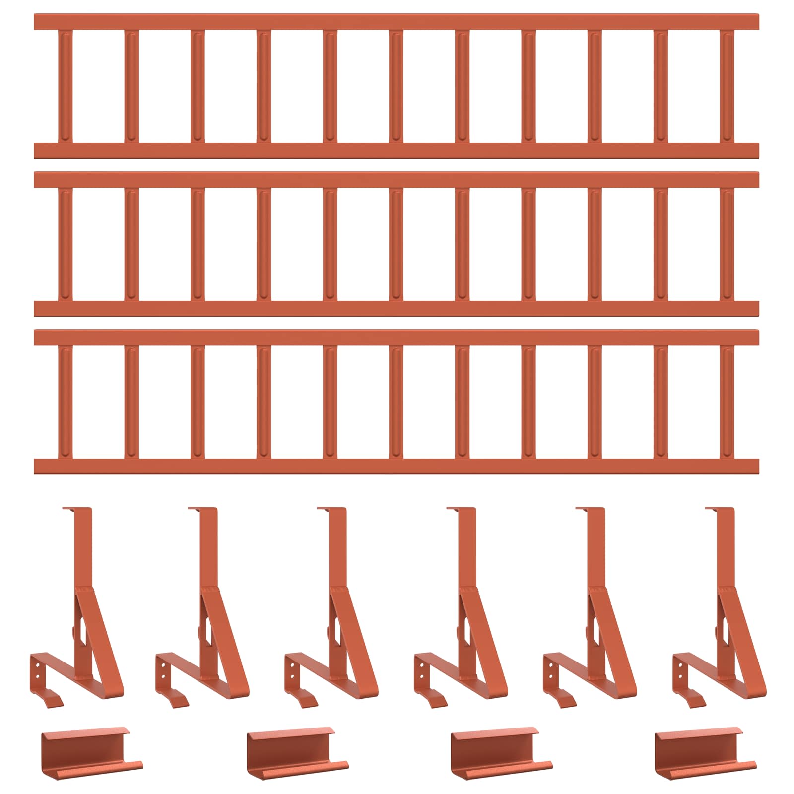 Dachschneeschild Anthrazit 100 x 29,5 x 34,5 cm Stahl