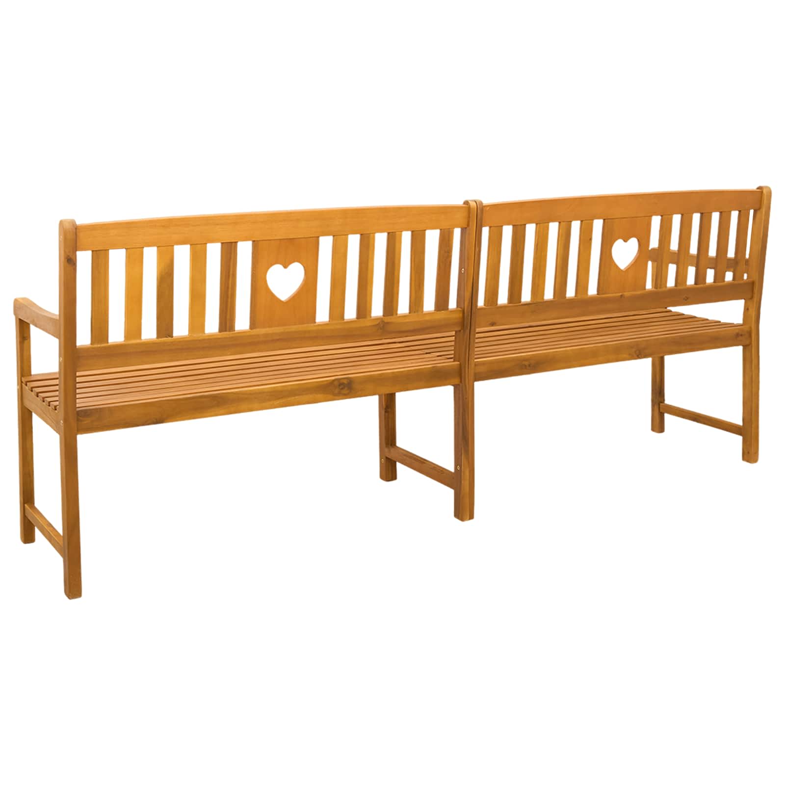 Bank Outdoor Natur 110 x 56 x 90 cm Massivholz Akazie