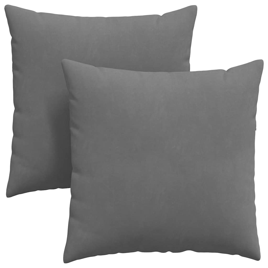 Sofakissen 2 Stück Taupe 50 x 30 cm Stoff