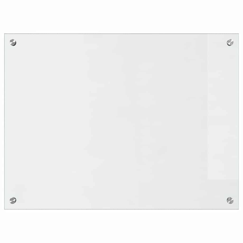 Küchenrückwand 2 pcs Weiß 70 x 40 cm Gehärtetes Glas