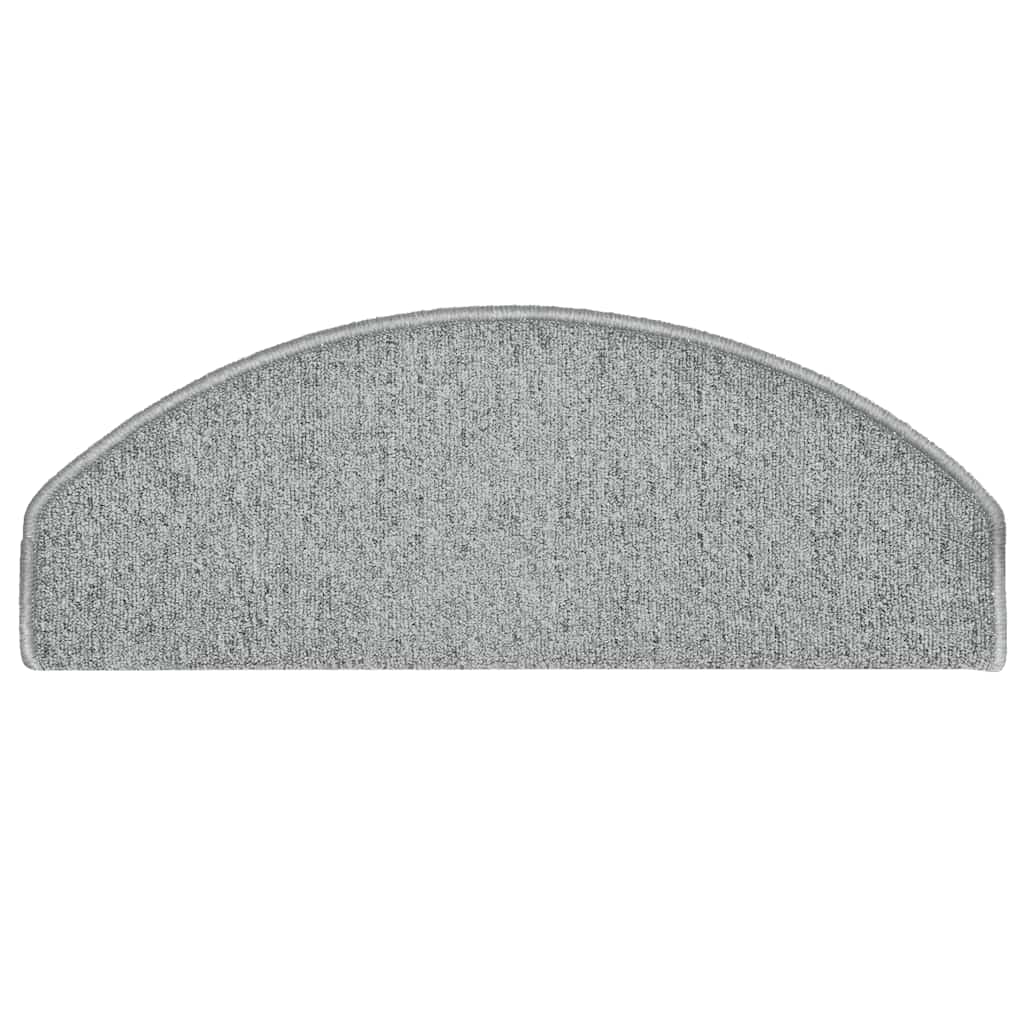 Stufenmatten 15 Stk. 56x17x3 cm Anthrazit Halbrund