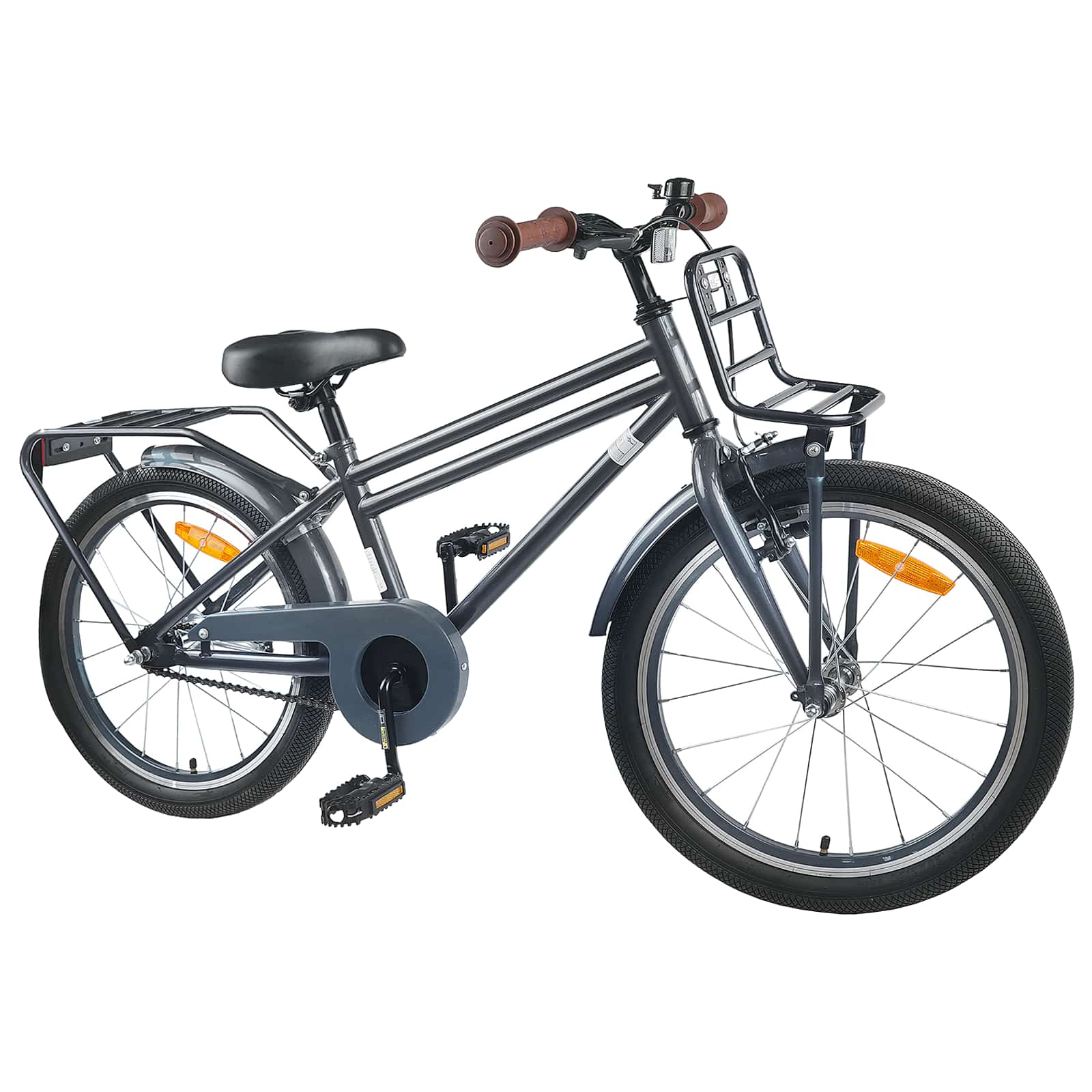 Kinderfahrrad 18 Zoll für 5-7 Jahre alt Schwarz