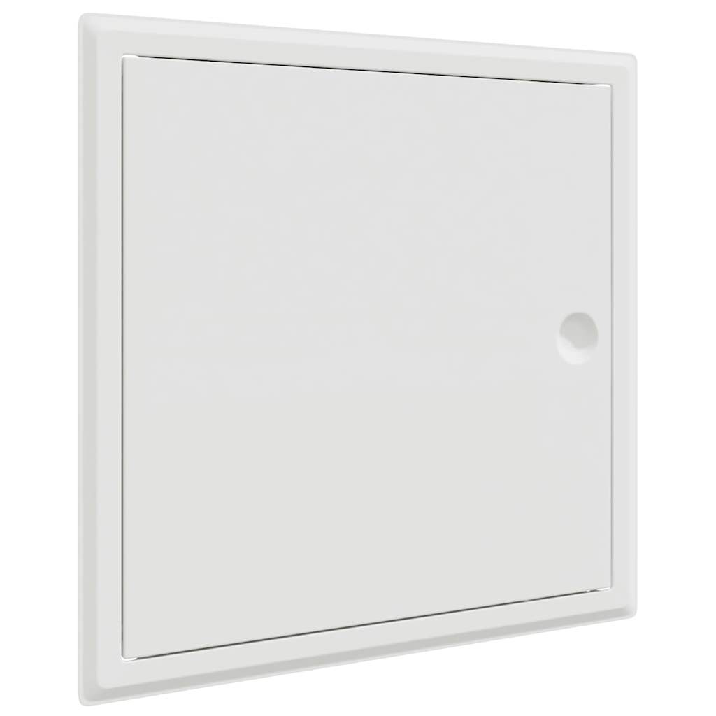 Zugangsklappe 2 pcs Weiß 23 x 23 x 3 cm Stahl