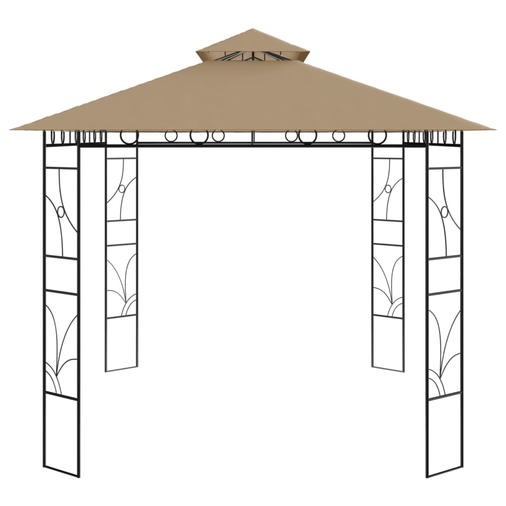 Pavillon 4x3x2,7 m Creme 160 g/m²