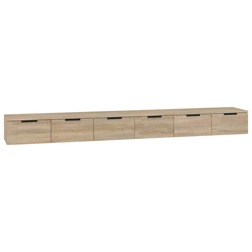 Wandschränke 2 Stk. Weiß 102x30x20 cm Holzwerkstoff