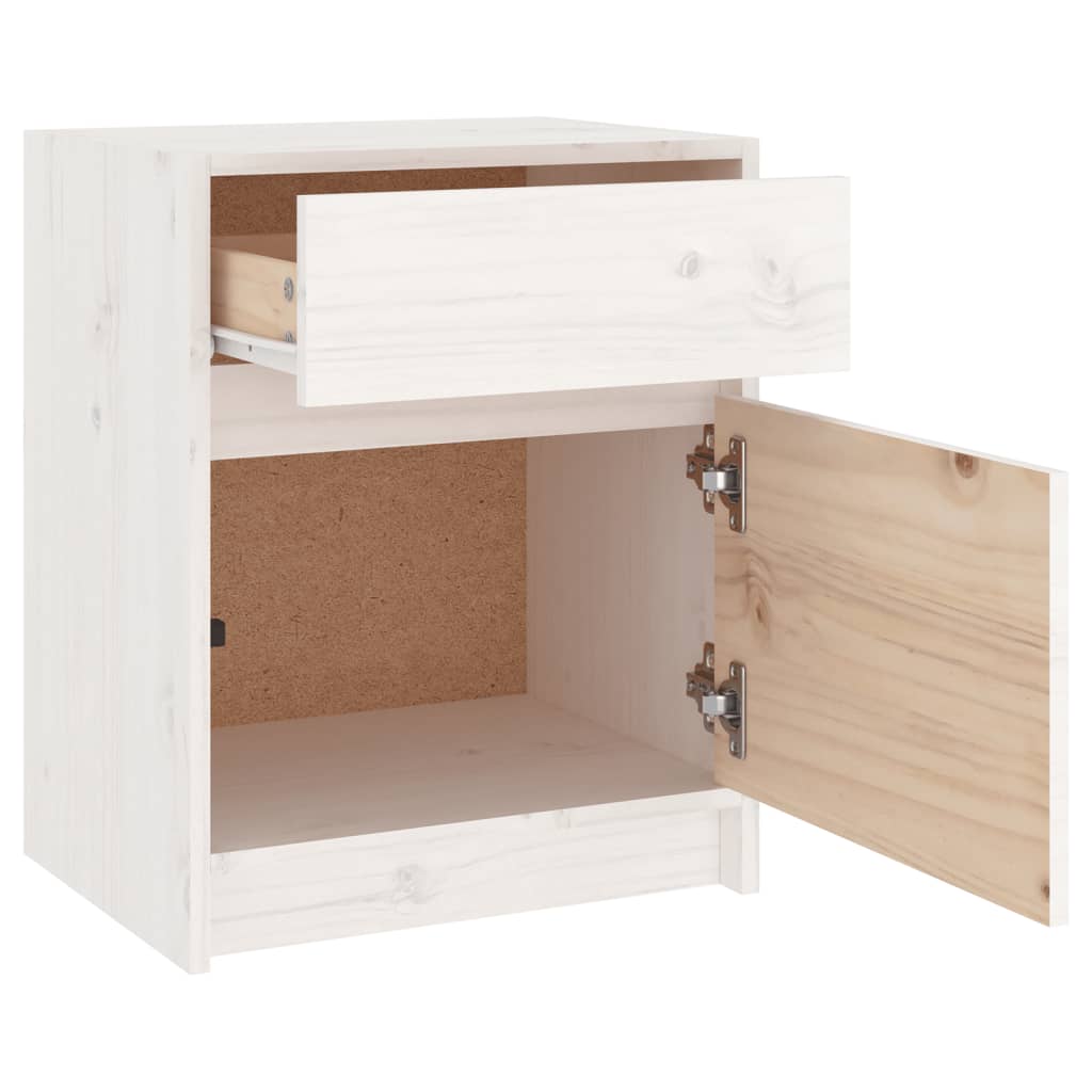 Nachtschrank 40x31x50 cm Massivholz Kiefer