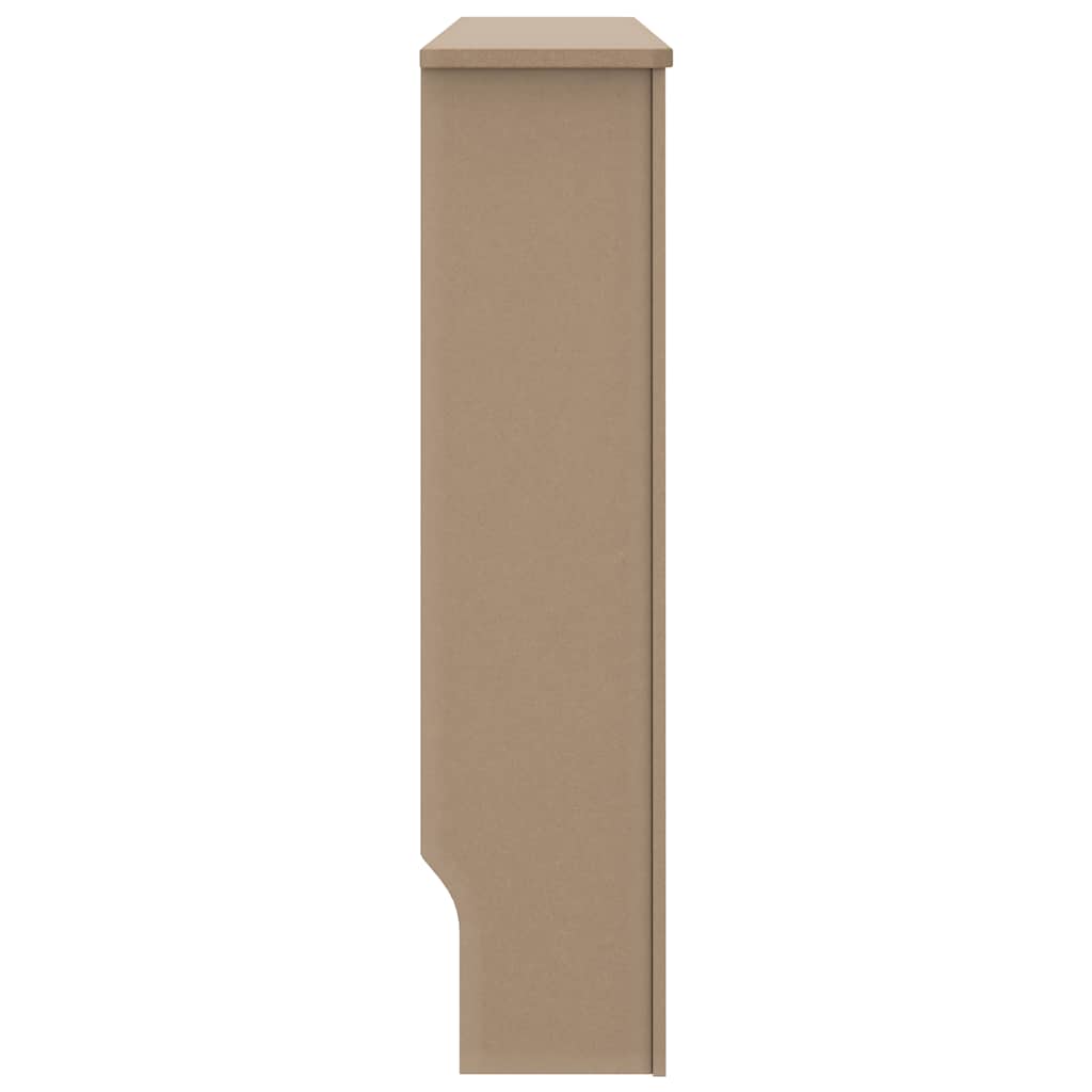 Heizkörperabdeckung Weiß 112×19×81,5 cm MDF