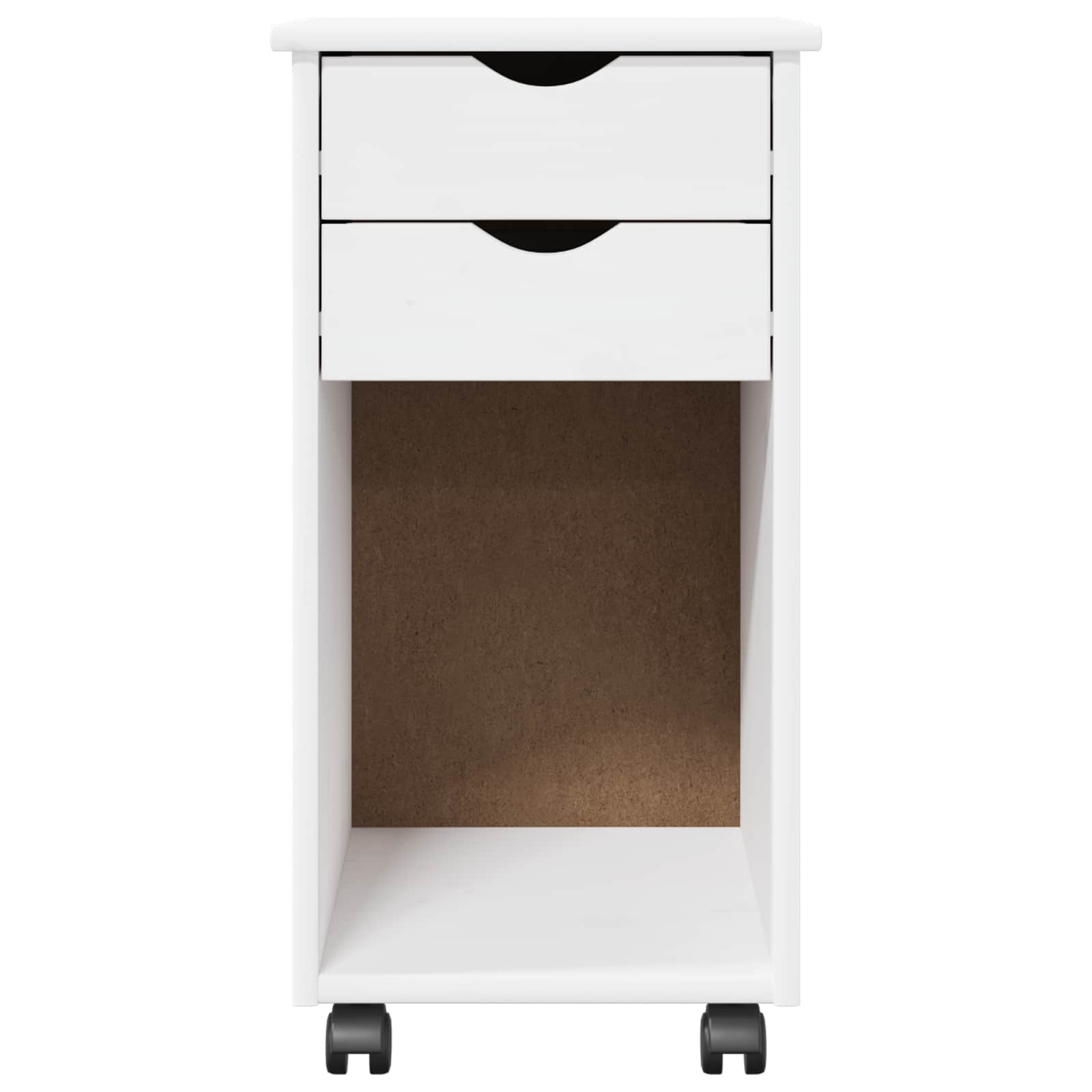 Rollschrank Honigbraun 34 x 39 x 65,5 cm Massives Kiefernholz