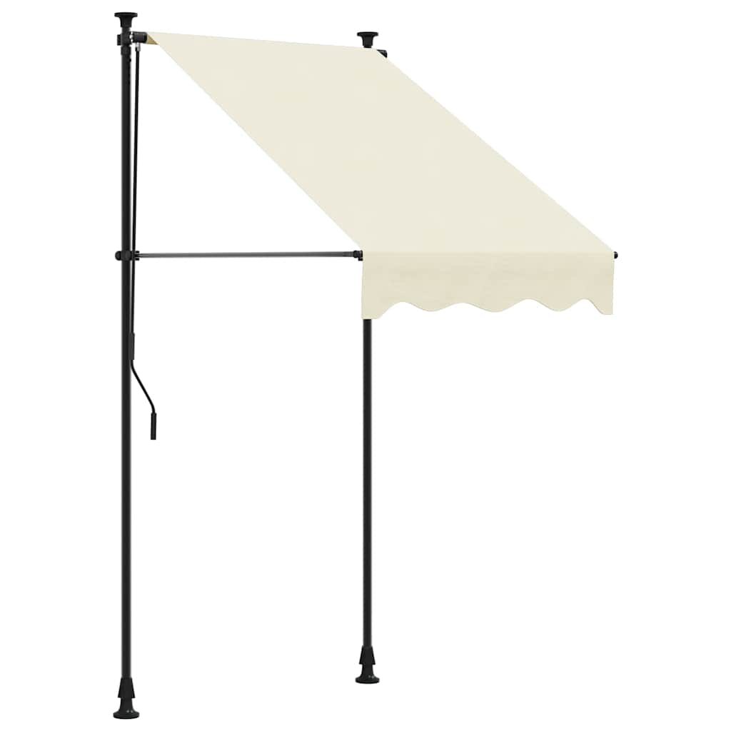 Einziehbare Markise Handbetrieben 150 cm Anthrazit