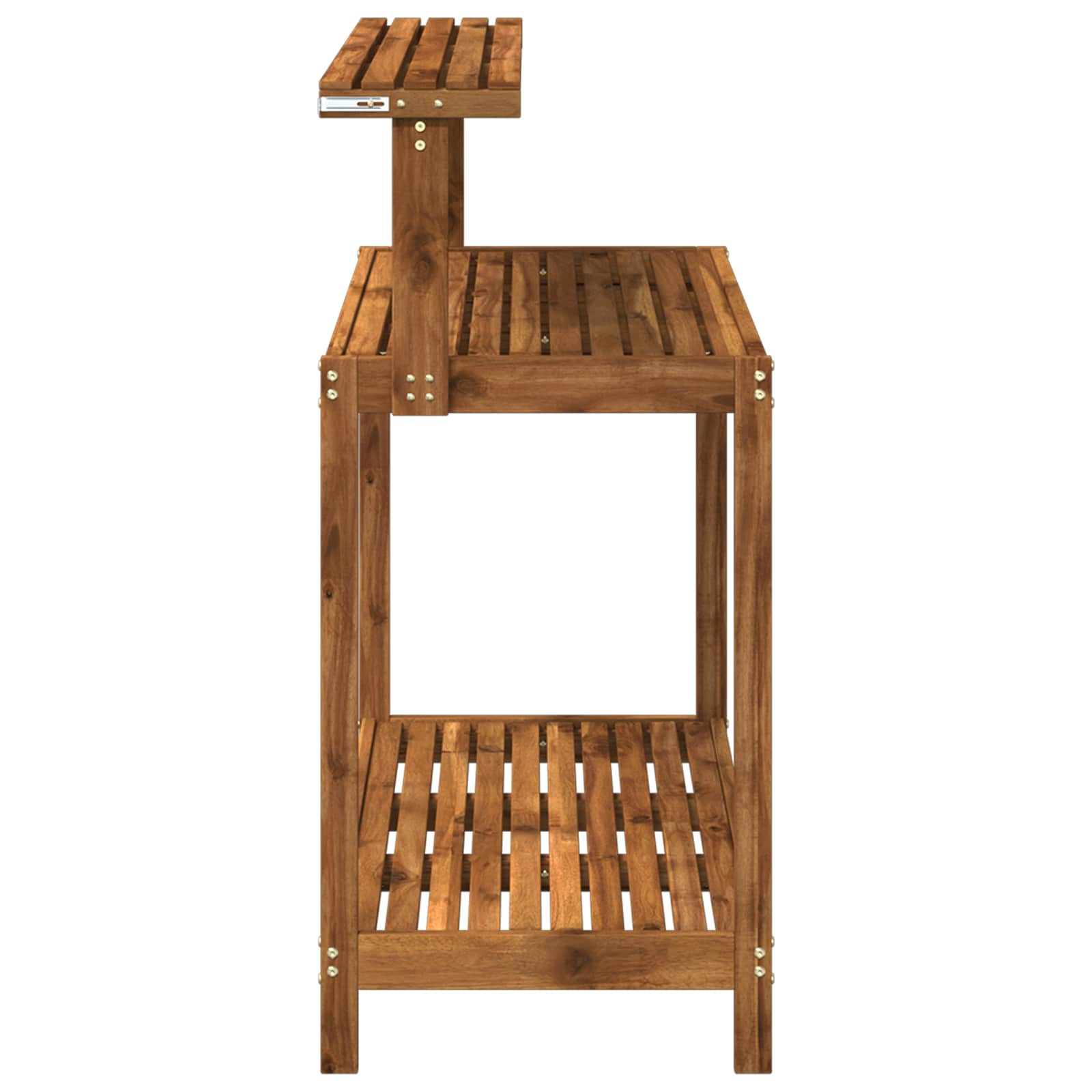 Outdoor Umtopfbank 56,5 x 48,5 x 107 cm Massivholz Akazie Natur