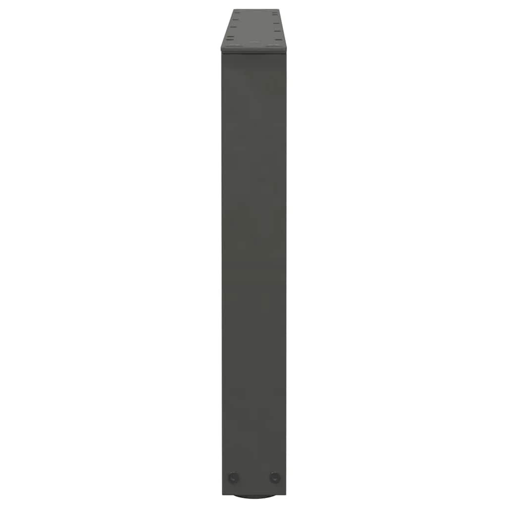 Couchtischbeine V-Form 2 Stück Schwarz 30x(30-31,3) cm Stahl