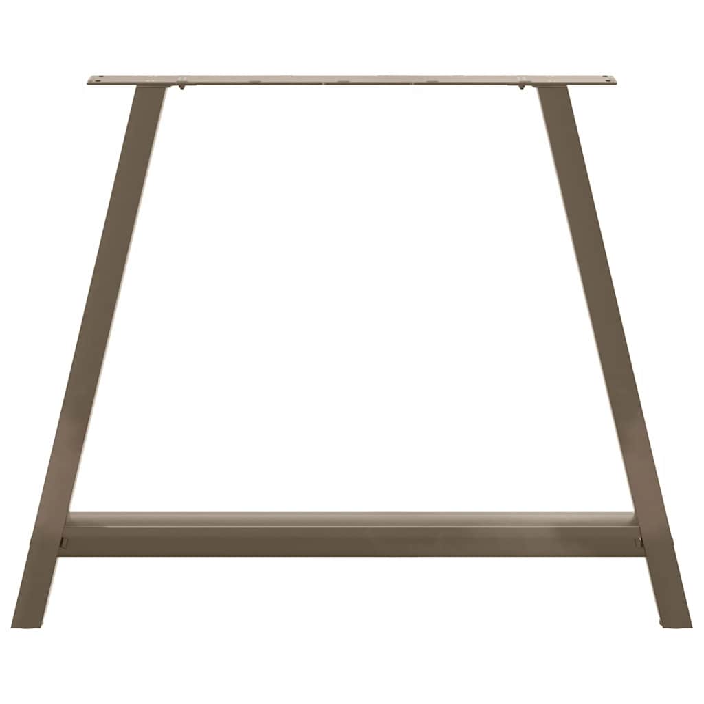 Couchtischbeine A-Form 2 Stk. 30x(30-31) cm Stahl