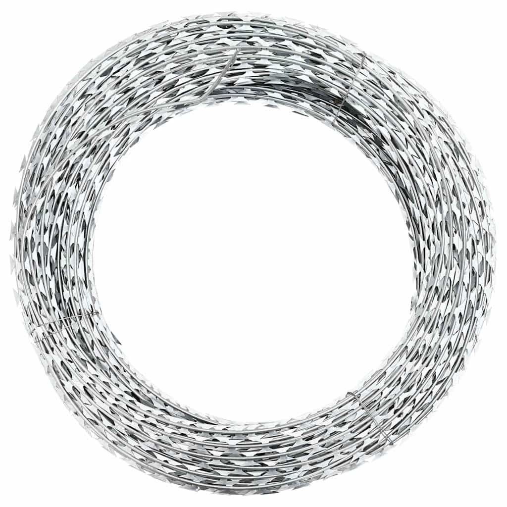Stacheldraht Concertina Klingendraht Verzinkter Stahl 100 m