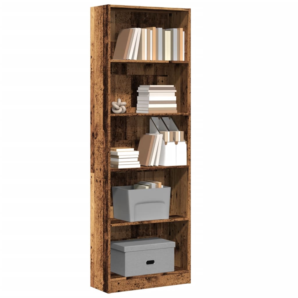 Bücherregal Weiß 40x24x75 cm Holzwerkstoff