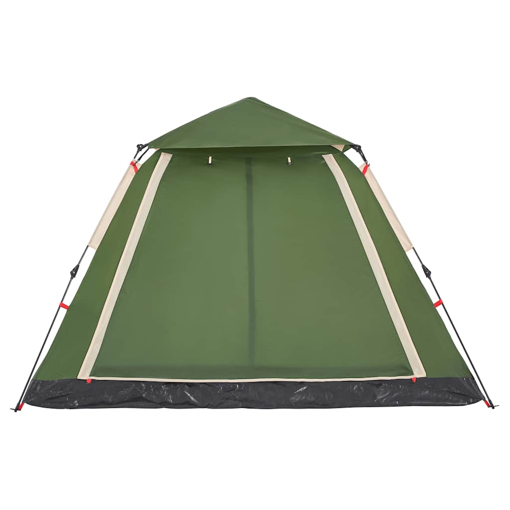 Kuppel-Campingzelt 4 Personen Grün Quick Release