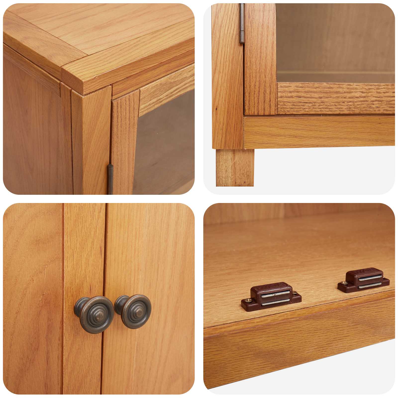 Aufbewahrungsmöbel-Set mit Regal 2 Stk. Natur 80 x 35 x 185 cm