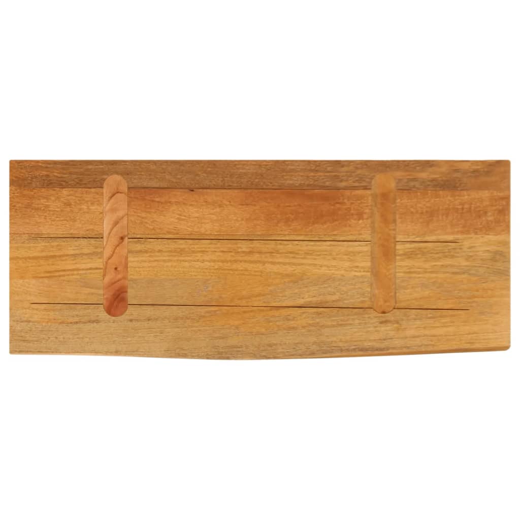 Wandregal 40x20x2,5 cm Rechteckig Massivholz Akazie Baumkante