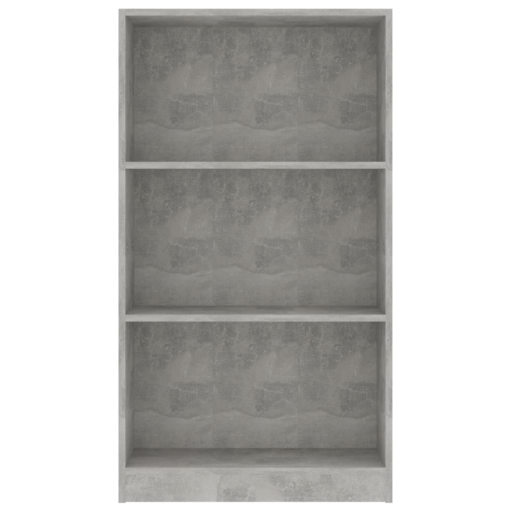 Bücherregal 3 Fächer Weiß 40x24x109 cm Holzwerkstoff