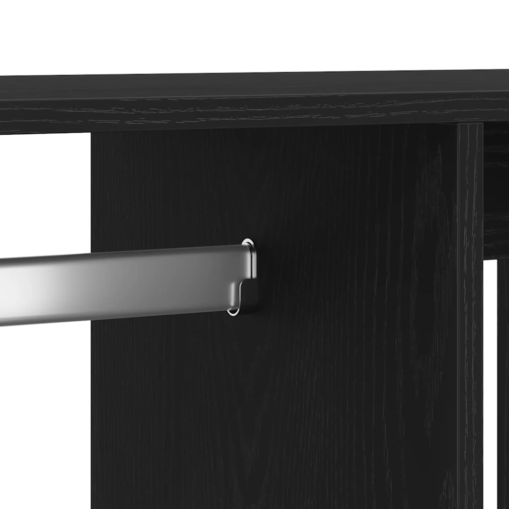 Kleiderschrank Weiß 80x40x110 cm Holzwerkstoff
