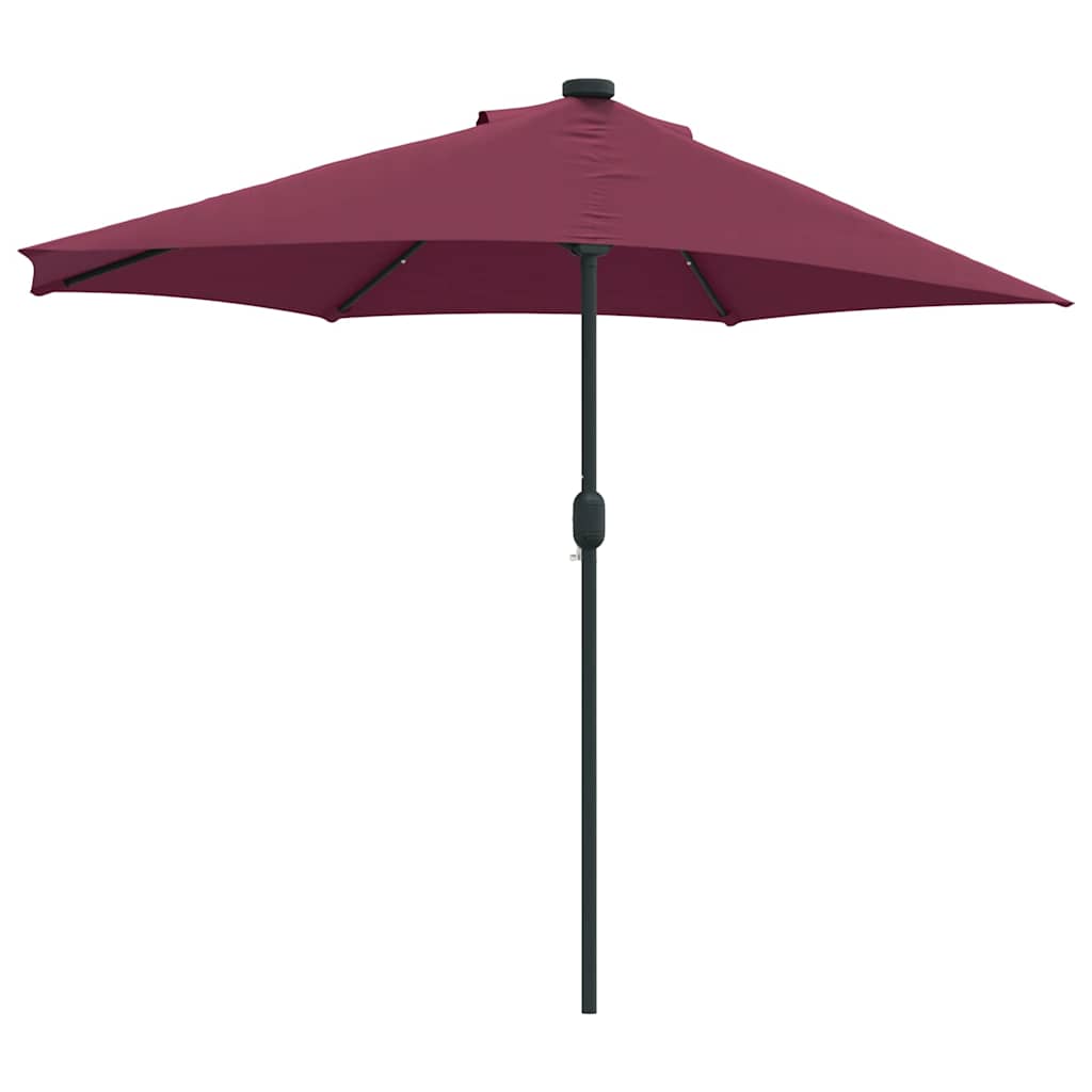 Garten-Sonnenschirm Sand 294 x 150 x 224 cm Polyester und Stahl
