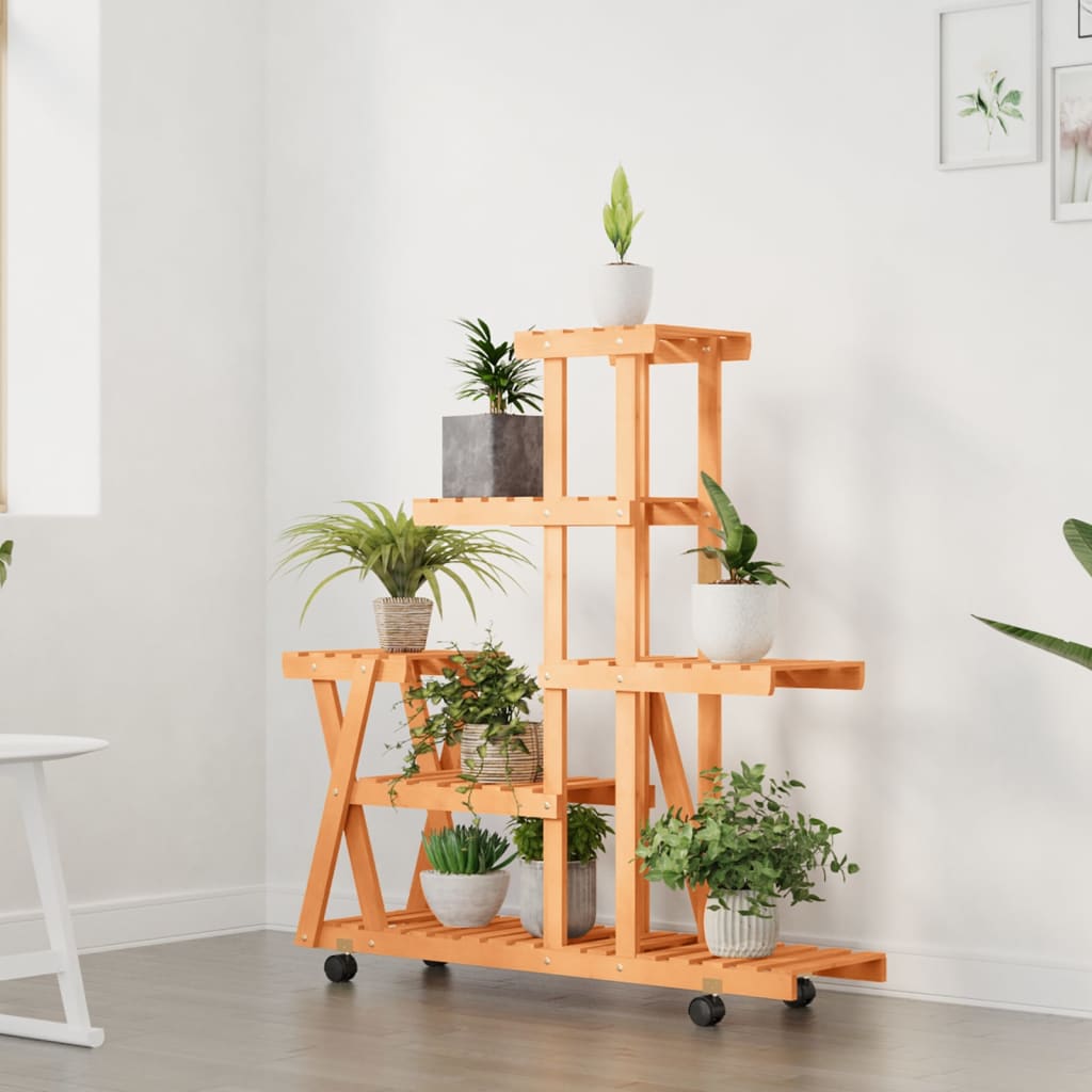 Blumenständer 110x25x96 cm Massivholz Tanne