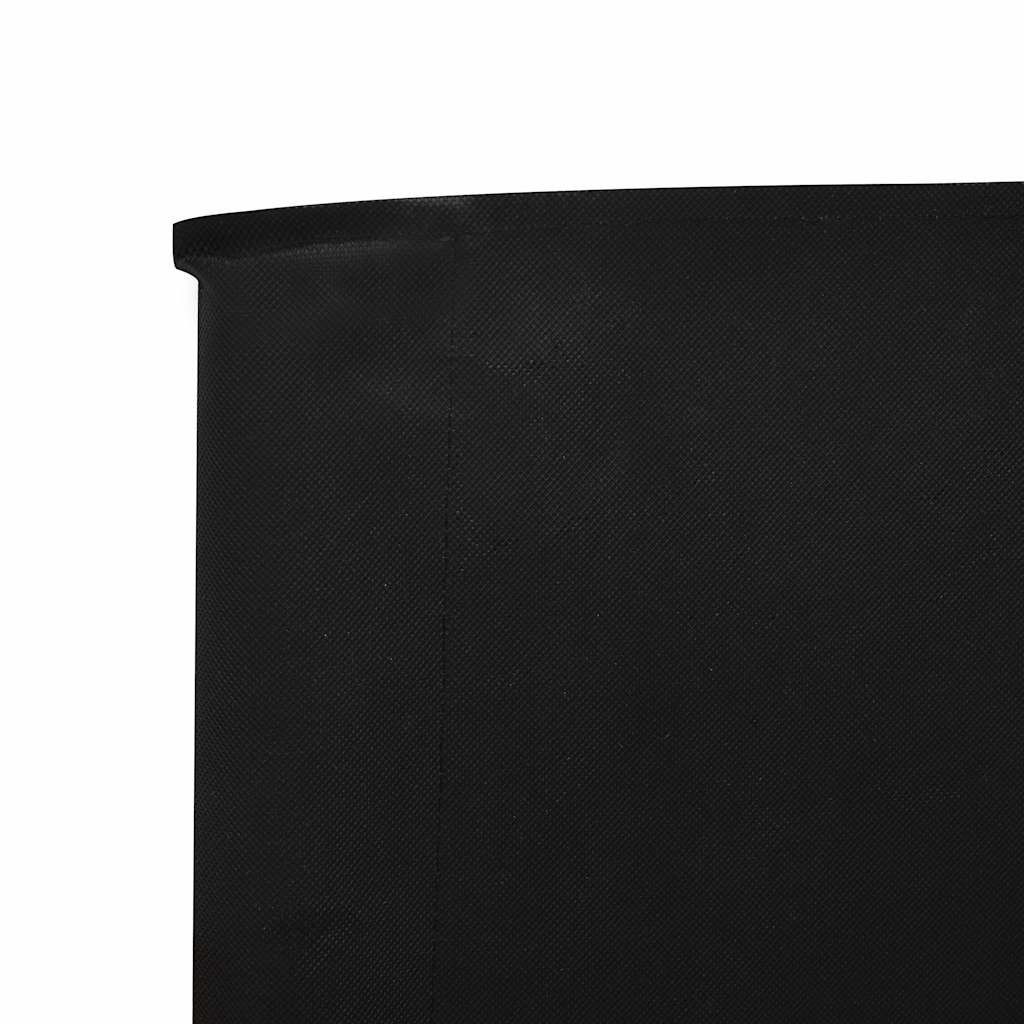 3-teiliges Windschutzgewebe 400 x 120 cm Weiß