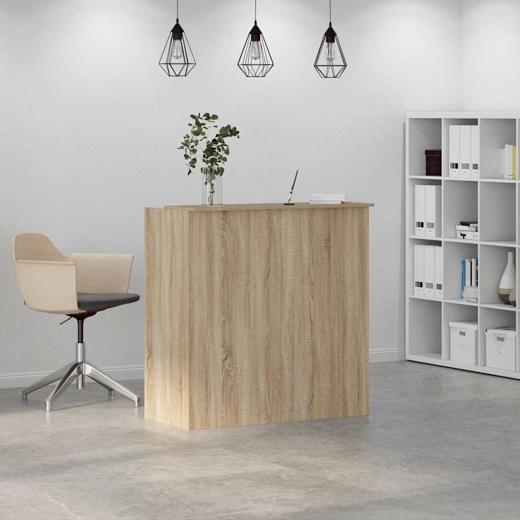 Empfangstresen Weiß 100 x 50 x 103,5 cm Holzwerkstoff