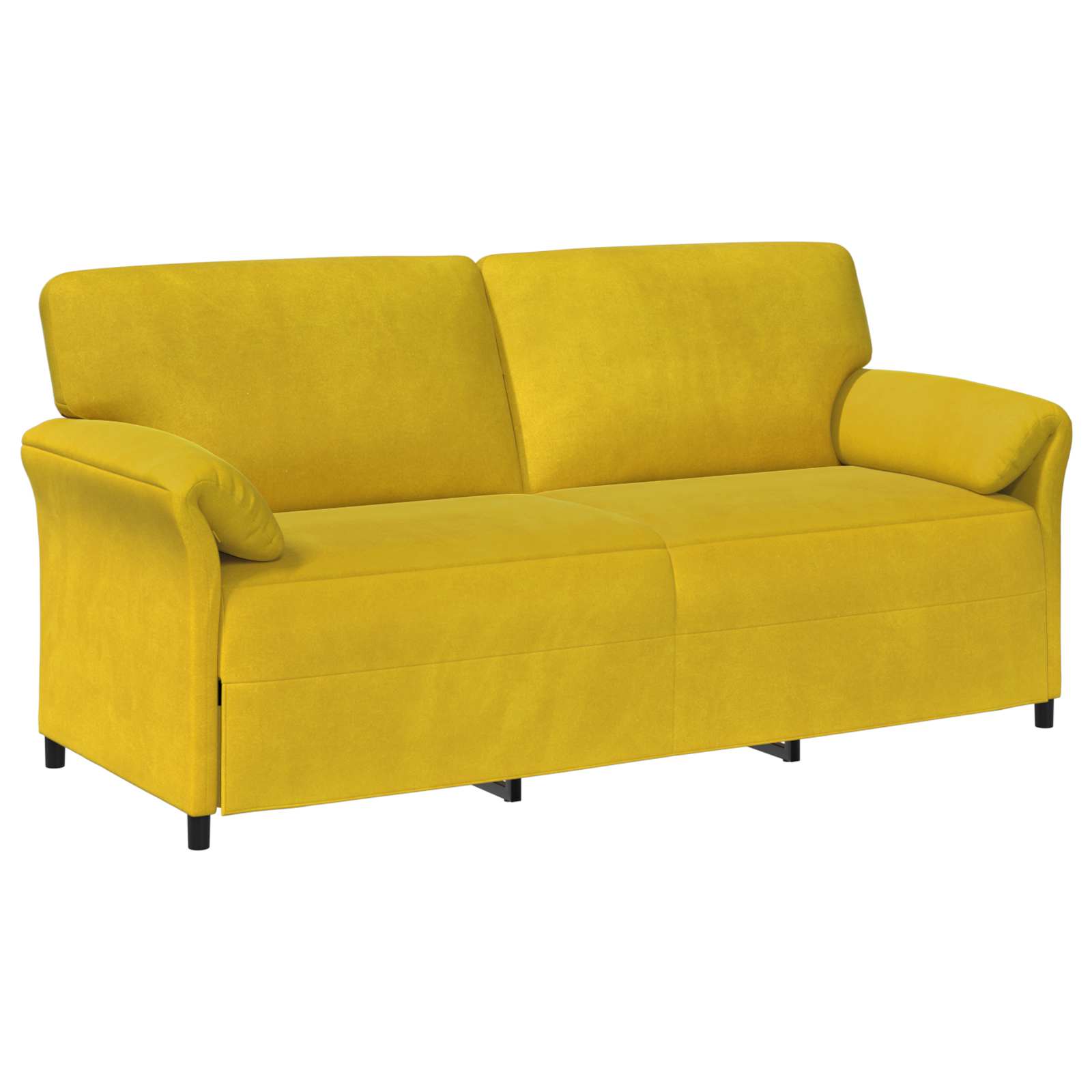 1-Sitzer Sofa Hellgrau 88 x 83 x 95 cm Samt