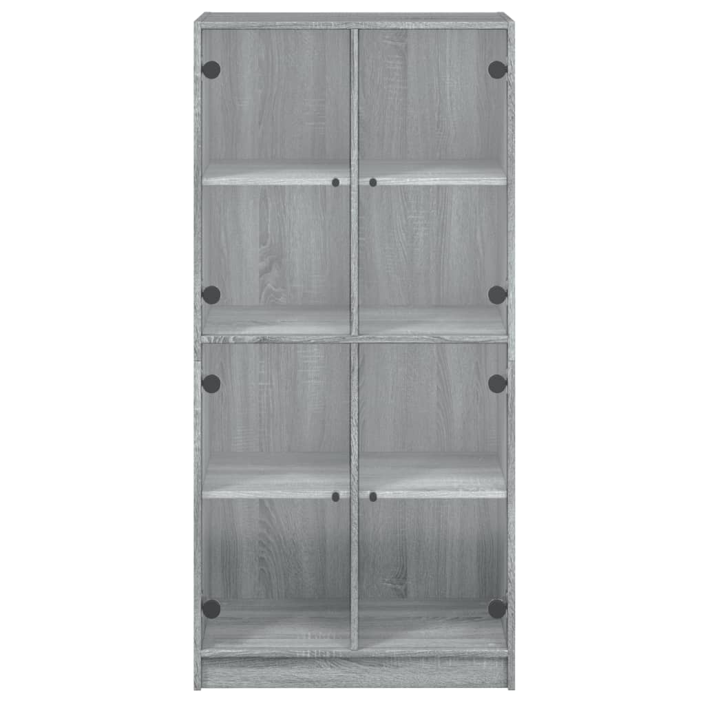 Bücherschrank mit Türen Weiß 136x37x142 cm Holzwerkstoff
