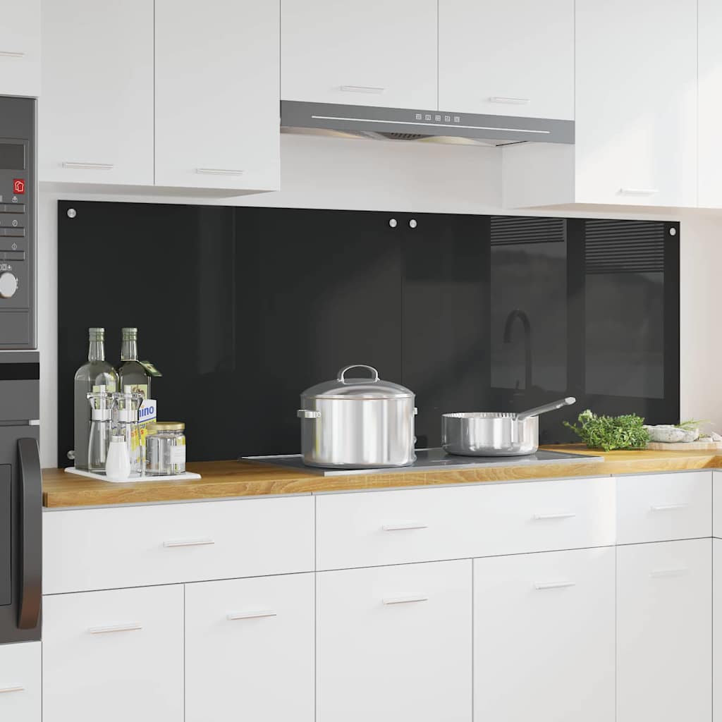 Küchenrückwand 2 pcs Weiß 70 x 40 cm Gehärtetes Glas
