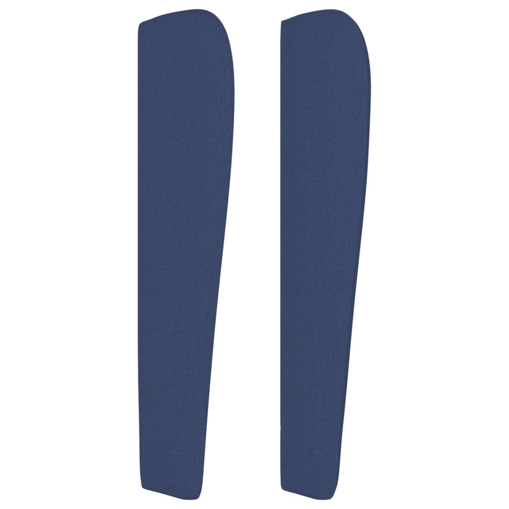 Kopfteil mit Ohren Dunkelgrau 83x23x78/88 cm Stoff